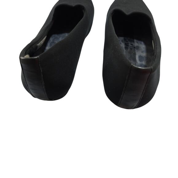 VIONIC Powell Womens Sz 8 Low Wedge Slip On Loafer Orthaheel Shoes Black - Picture 4 of 9